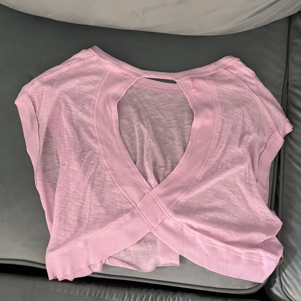 Free people movement pink My Time Tee